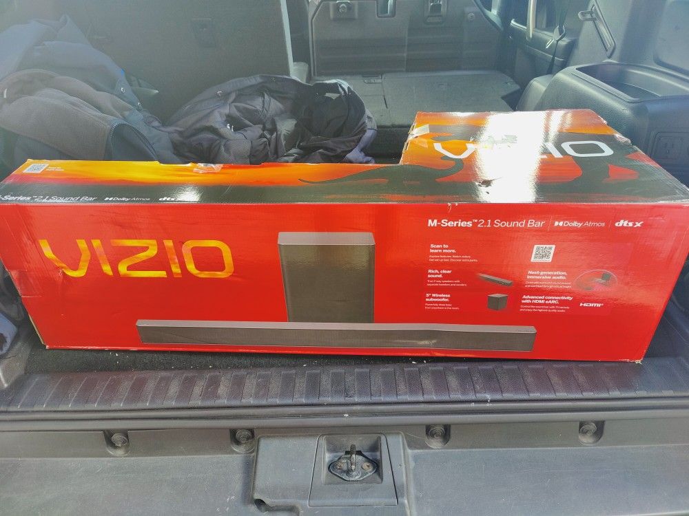 Vizio Brand New Cinema Soundbar Theater Sound Wireless 2.1 Speakers And Subwoofer Cornetas