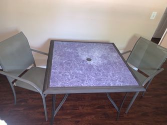 Outdoor Patio Table with Chairs