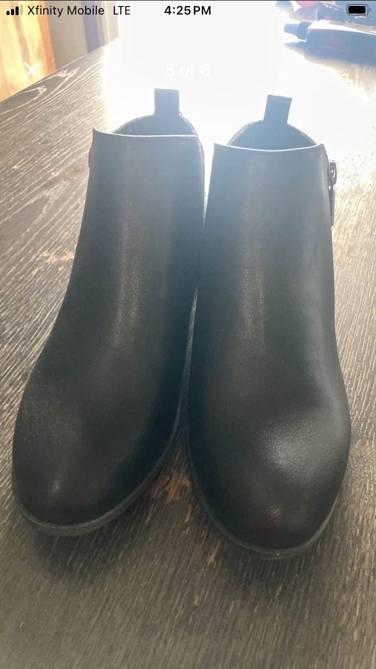 Brand New Black Boots Size 6.5
