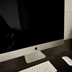 Apple iMac 27 inches / Retina 5K  - 2019 (Silver) with Mouse and Keyboard