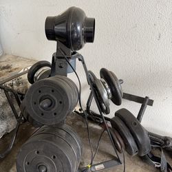 Weights and stand