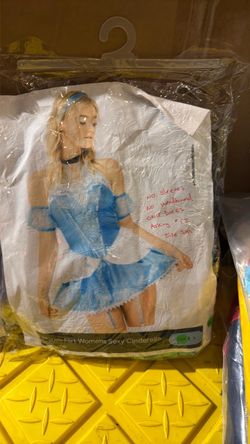 Womens Sexy Cinderella Costume Dress S/M