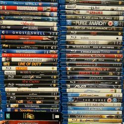 HUGE Lot of 63 Blu-Ray Movies 