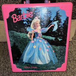 Vintage 1995 Barbie Carrying Case & Accessories 