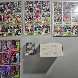 5 FOOTBALL CARDS SETS