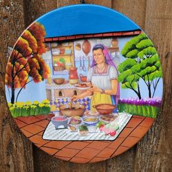 Beautiful Wall Decoration Clay Plates. (Clay Pots, Planters, Plants, Pottery) $40 cada una