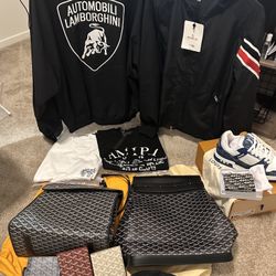 Goyard, Balenciaga, Amiri, Moncler 