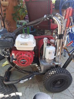 Gx 200 honda 6.5 titan 8900. Powertwin plus paint sprayer