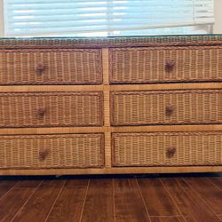 Wicker Dresser 