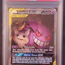 Gengar & Mimikyu GX (Alternate Full Art) 165/181 Sm-Team Up Holo