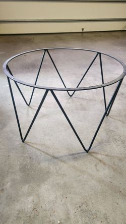 Round Coffee Table Stand, roughly 28"W x 17"H