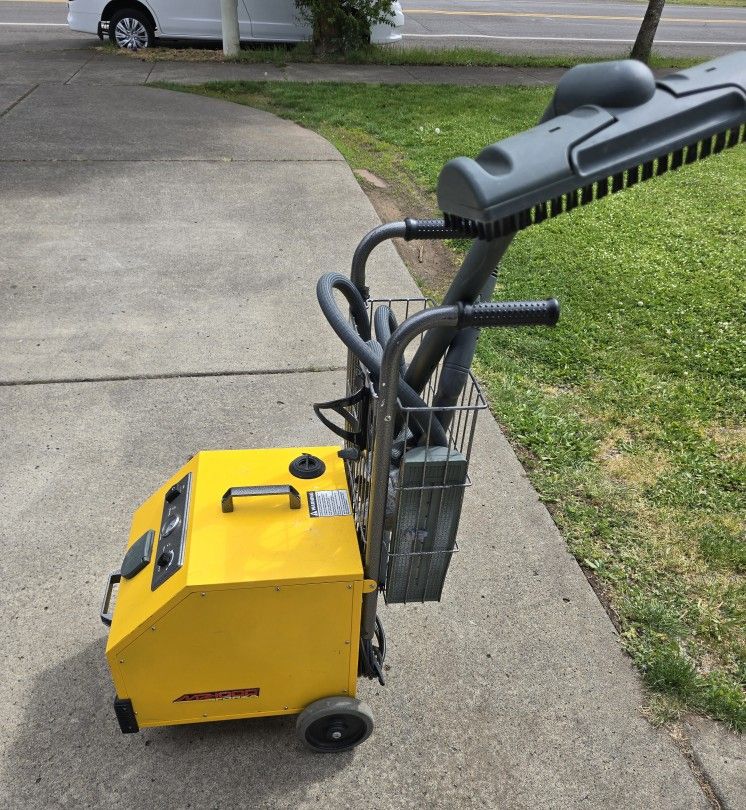 Vapamore MR-1000 Forza Commercial Steam Cleaner. Electronic Solenoid for Dry Steam Control, Stainless Steel 1900w Boiler, 3 Gallon Water Capacity,