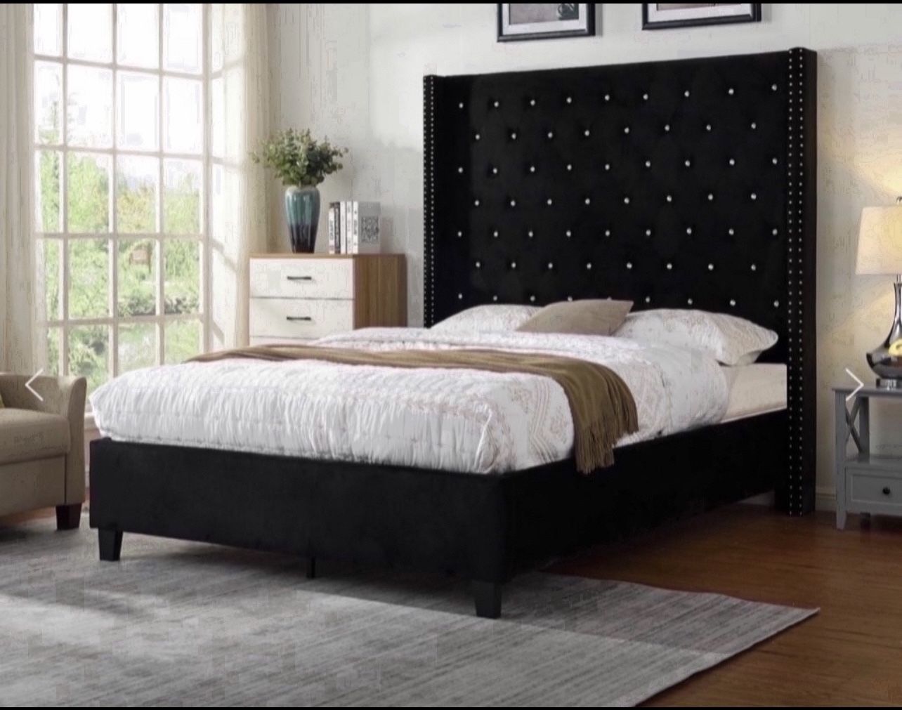 Queen Bed With Mattress Brand new  Delivery Same Day