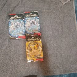 All 3 Pokémon TRADING CARD GAME BATTLE DECK 