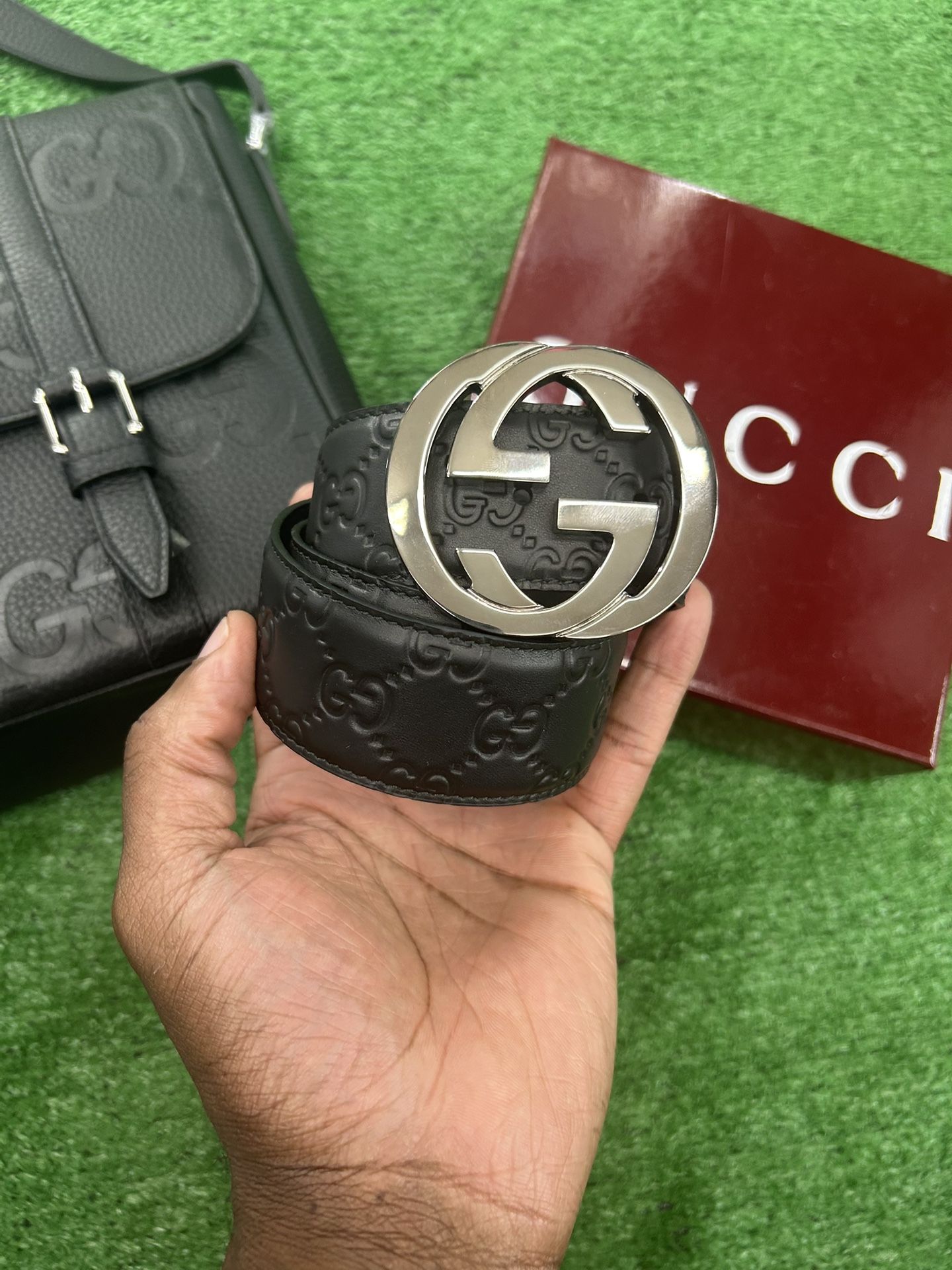 Gucci Belt with Interlocking G buckle