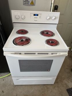 WHIRPOOL ELECTRIC STOVE WORKS GREAT ESTUFA ELÉCTRICA