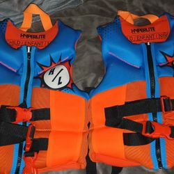 Kids Life Vests $10. Ea