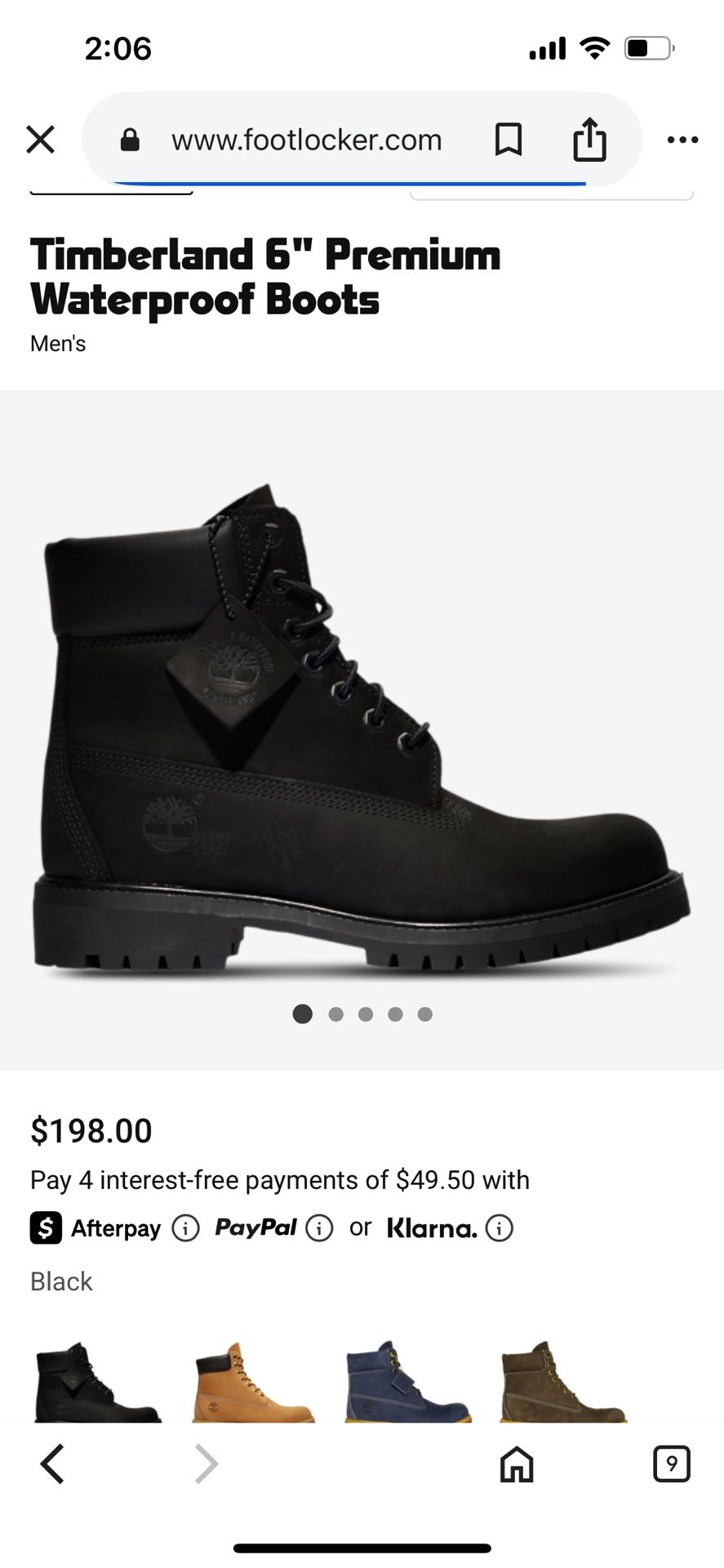 Timberland Black
