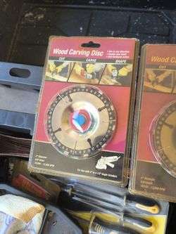 Wood carving disc