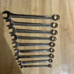 Silver Eagle By Matco 8 Pc Wrench Set SAE See Pic For Sizes $80 For Set In N Lakeland Or Shipping 