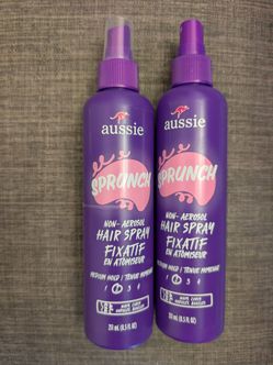 2 Aussie Sprunch Non Aerosol Hair Sprays