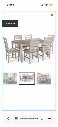 Selling my Ashley Furniture 6-piece dining set that is less than 2 years old