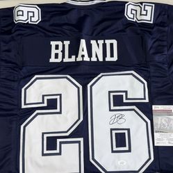 DALLAS COWBOYS “DARON BLAND” AUTOGRAPHED JERSY