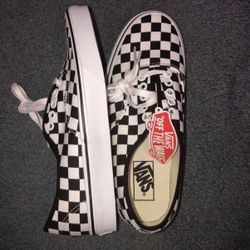 Checkered Vans 