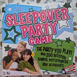 Sleepover Party Game
