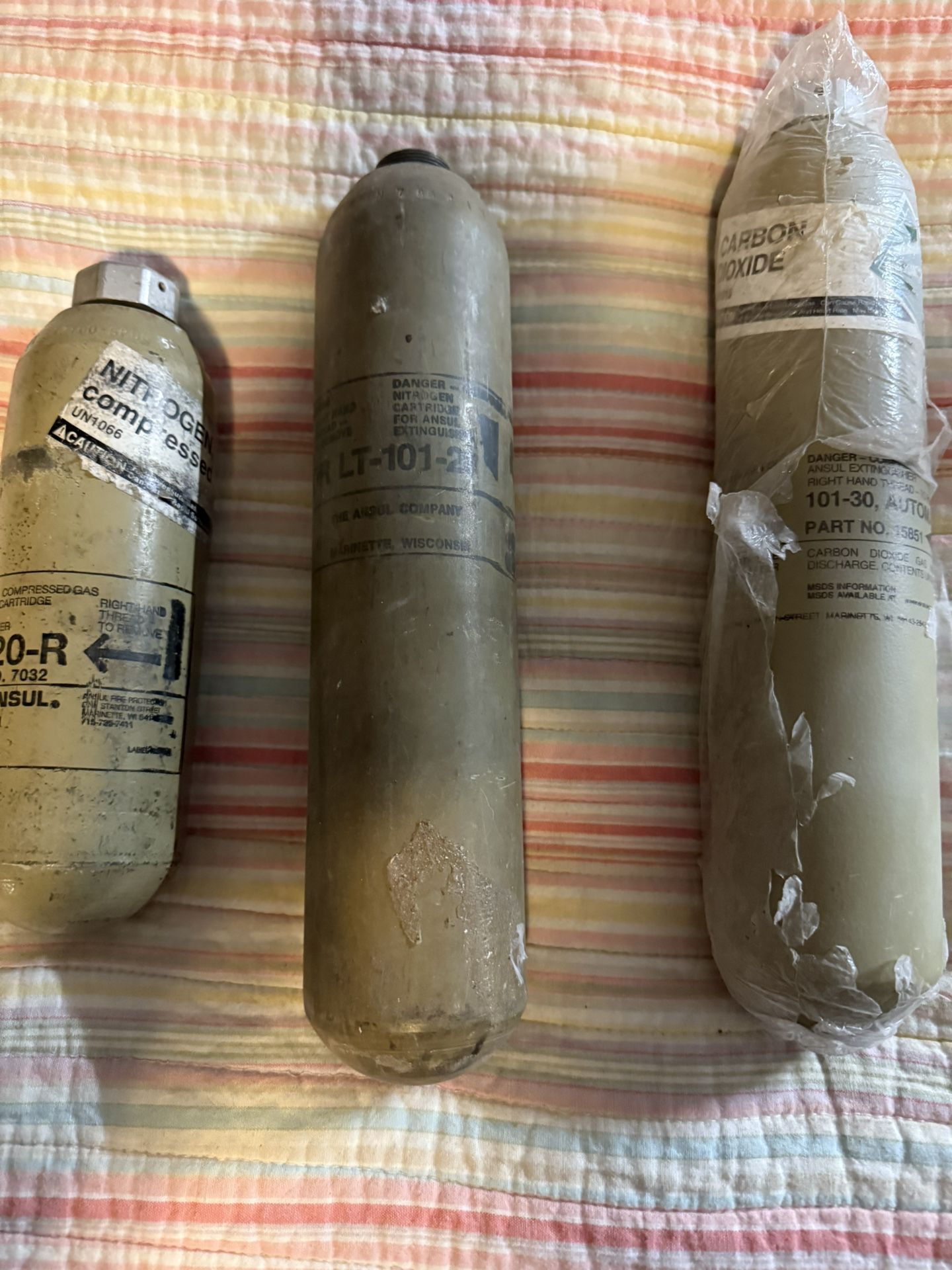Ansul accelerant bottles
