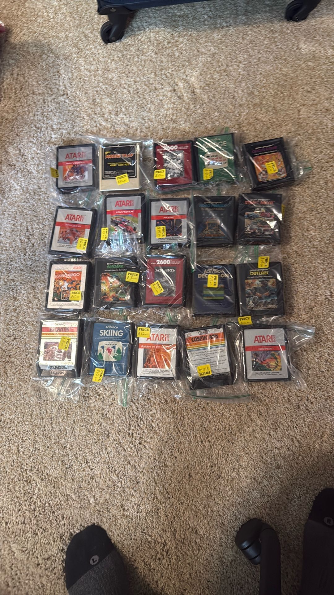 Atari 2600 Games (20) Lot