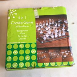 Game Combo Glass Board (4 Games)