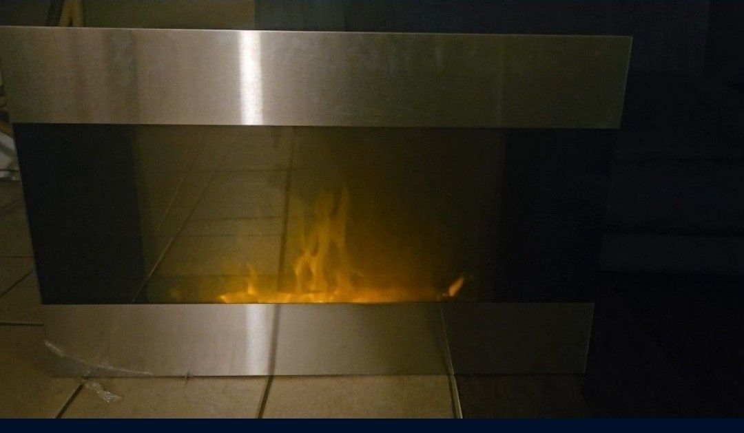 Must Go ASAP: Wall Mounted Fireplace (Heated)