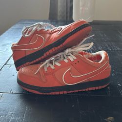 Nike Dunks 🟠 Orange lobsters 🦞 Size 4Y Kids 