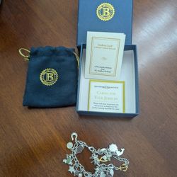 Charm Bracelet "Endless Luck" Sterling Silver & 18k Gold Plated