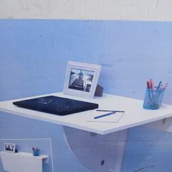 wall desk white finish escritorio de pared
