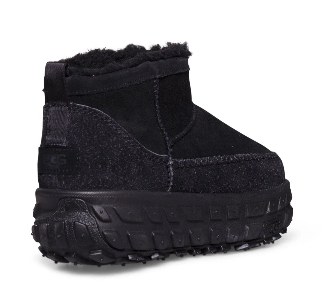 UGG VENTURE DAZE ULTRA MINI BLACK/BLACK ALL GENDER BOOTS SIZE US
