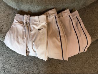 Used Lot of 5 YM grey pants w braid