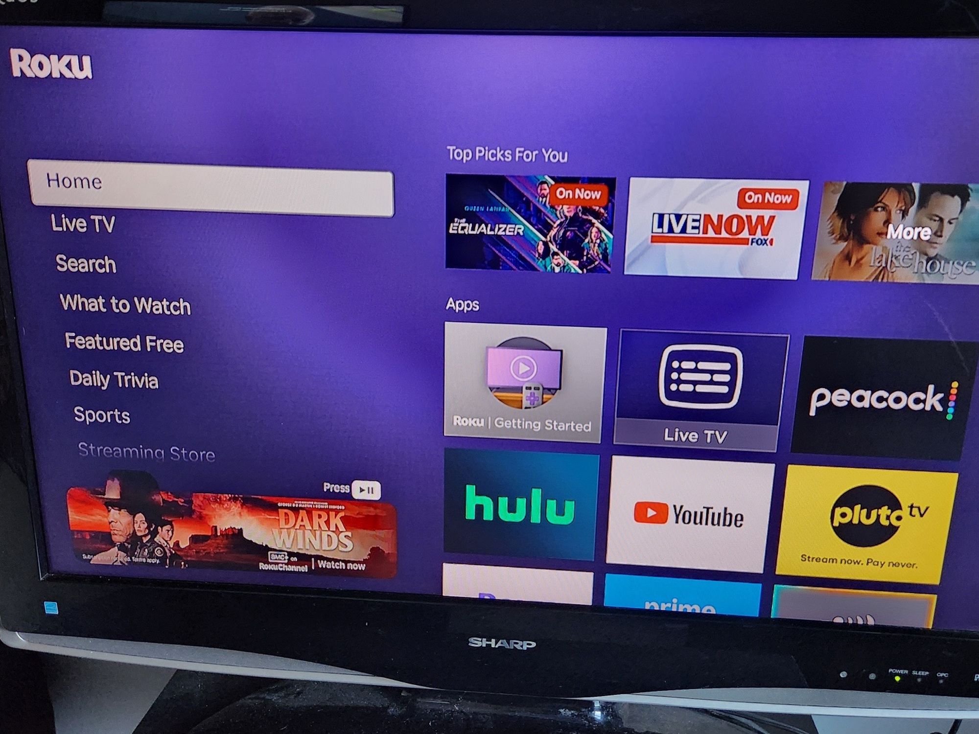Sharp Aquos 32” TV
