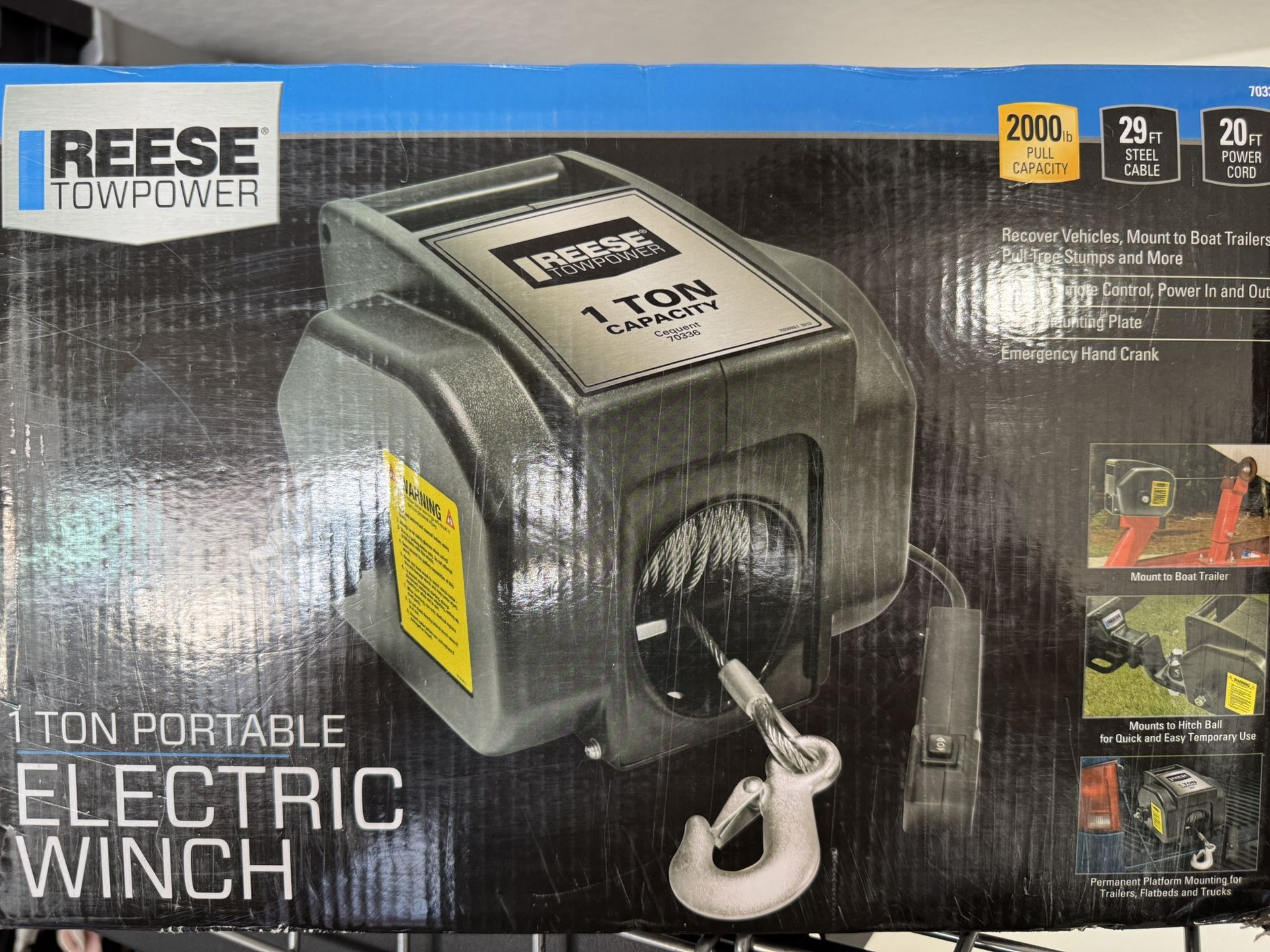 1 Ton Reese Electric Winch
