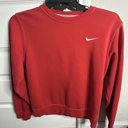 Nike Red And White Sweater 