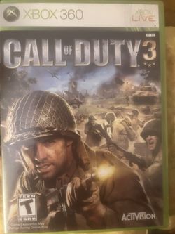 Call Of Duty 3 Xbox 360