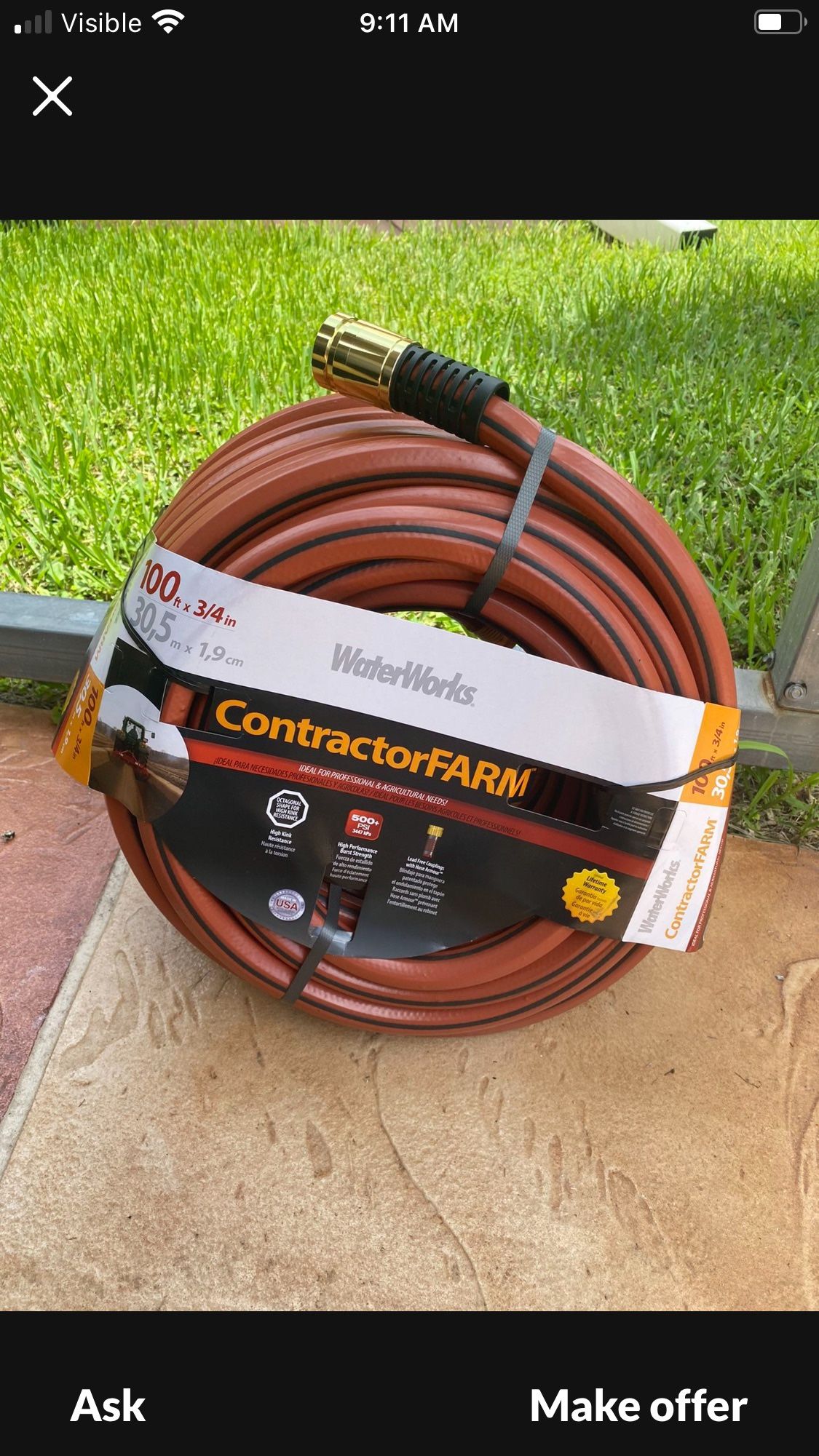 Farm Hoses 100 Ft
