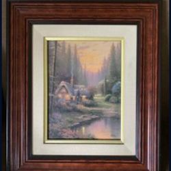 Thomas Kincaid “Meadowood Cottage” Painting
