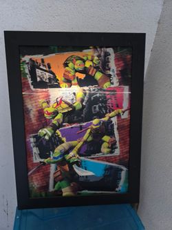 Poster 3d framed.