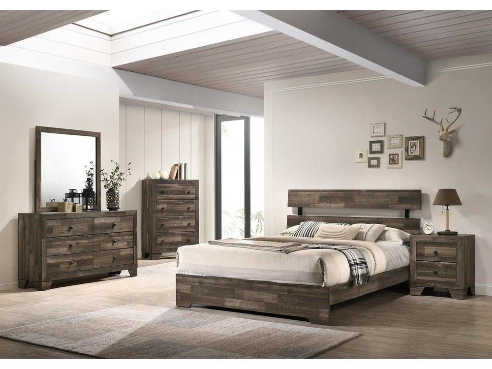 Atticus Brown Platform Bedroom Set

4pc