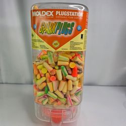 Moldex 6645 Sparkplugs Uncorded Foam NRR33 Extra Light Foam Ear Plugs.