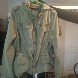 Army Green Jacket with Army Green Painters Pants With Cap