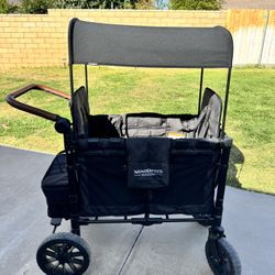 WONDERFOLD W2 Luxe Double Stroller Wagon