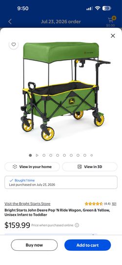 John Deere stroller wagon